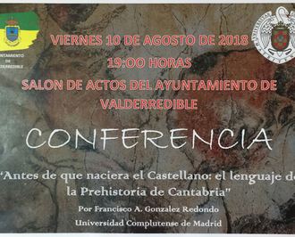 Conferencia: "Antes de que naciera el Castellano: el lenguaje de la prehistoria de Cantabria"